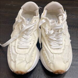 Steve Madden Cream Athletic Shoes